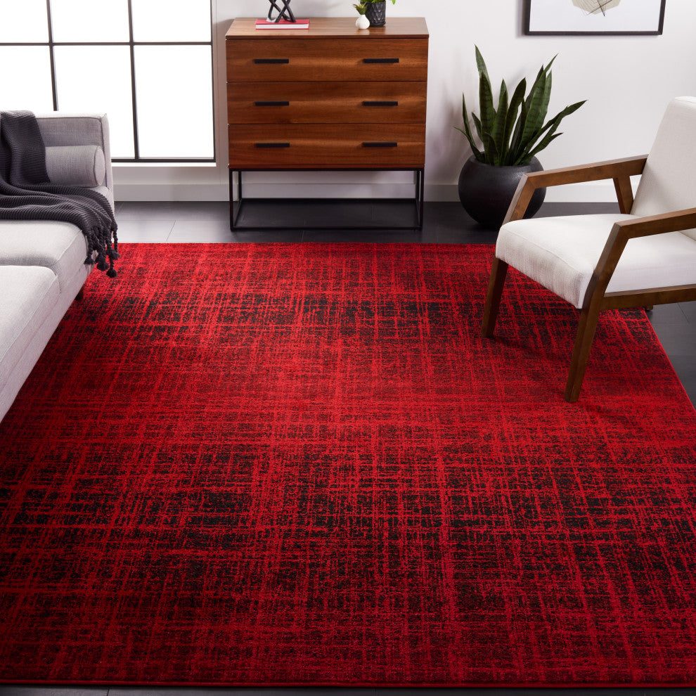 Safavieh Adirondack Collection, ADR116 Rug, Red/Black, 8'x10'