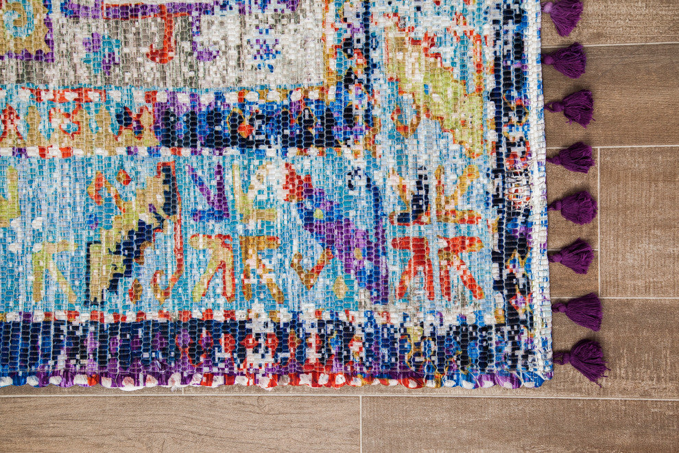 Dena Distressed Area Rug, 5'x7'6"