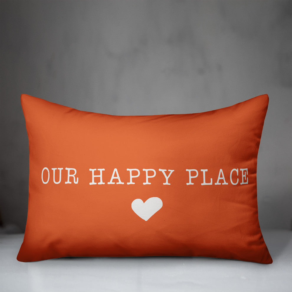 Our Happy Place Outdoor Lumbar Pillow