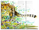 "The Predator Illustration Art" Glossy Metal Wall Art, 3 Panels, 36"x28"