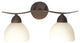 Hampton Ridge 2-Light Bath Bar, Bronze