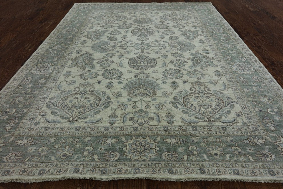 Floral Handmade Peshawar Oriental Area Rug 8'x10', MC568