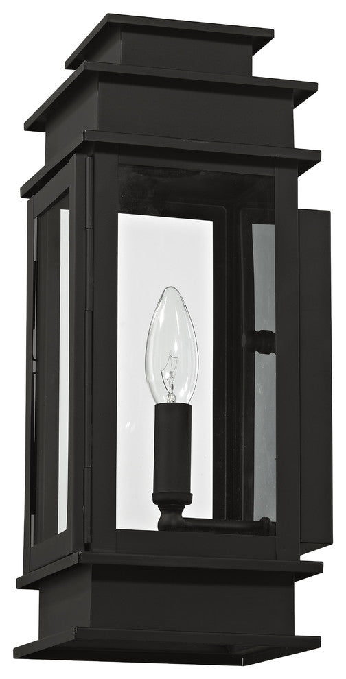 Princeton 1-Light Wall Lantern, Black