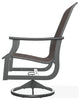 St. Catherine Sling Outdoor Swivel Rocker, James/Graphite