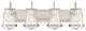 Darby 4-Light Bath Bar, Satin Platinum