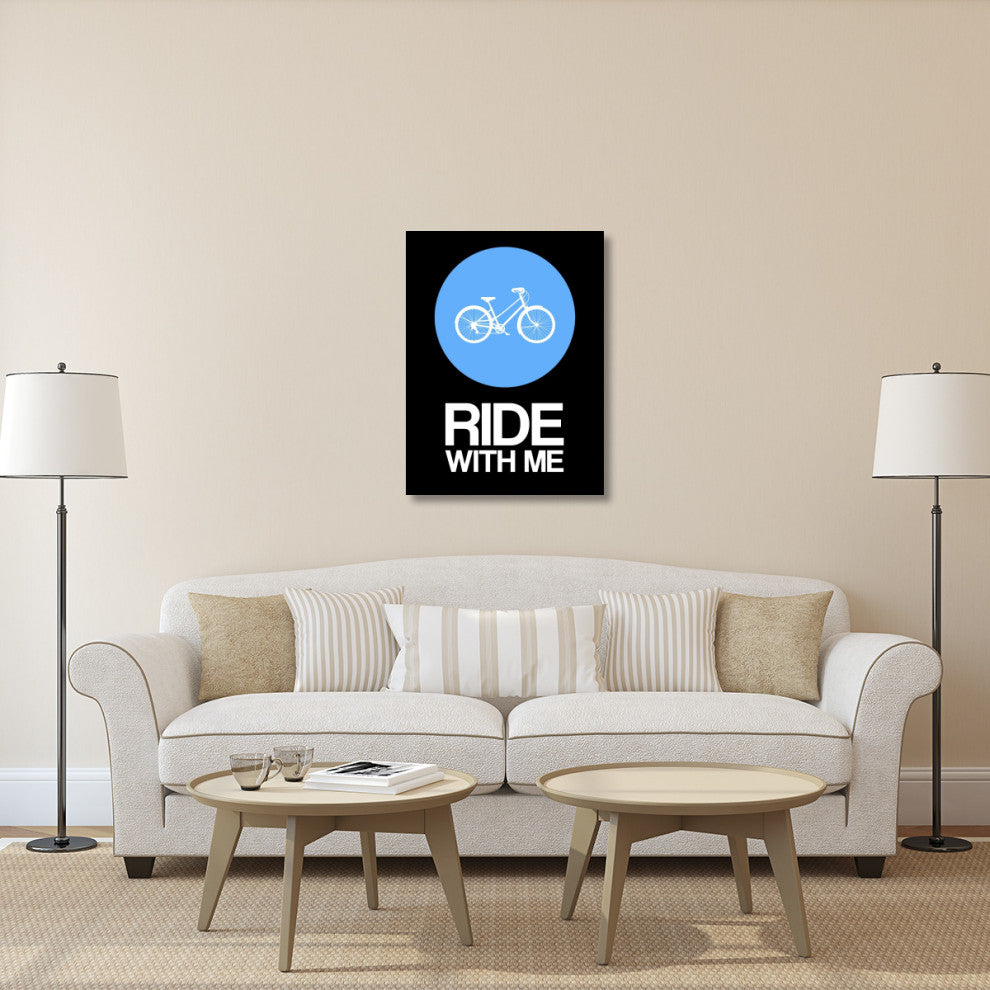 "Ride With Me Circle Poster 2" Fine Art Print
