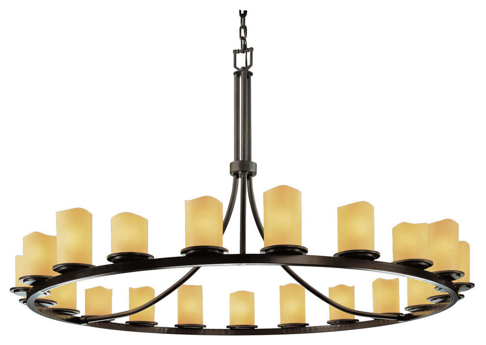 DAKOTA 21-Light 1-Tier Ring Chandelier