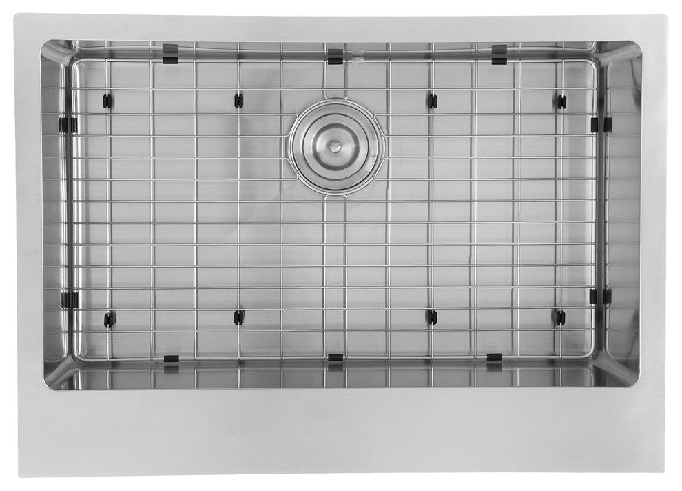 Nantucket Sinks EZApron30 Patented Design Stainless Steel Apron Sink