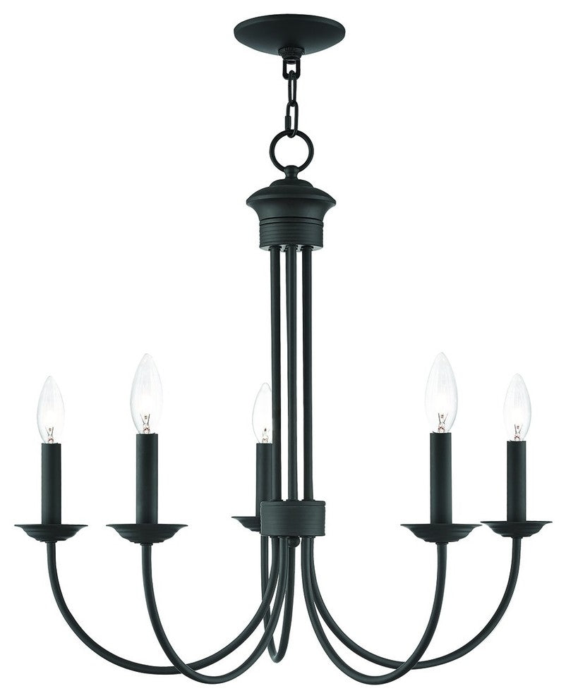 Livex Lighting Estate Light Chandelier, Bronze