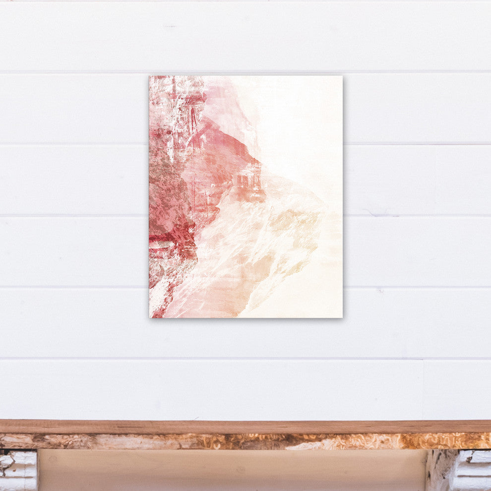 Blush Pink Watercolor 16x20 Canvas Wall Art