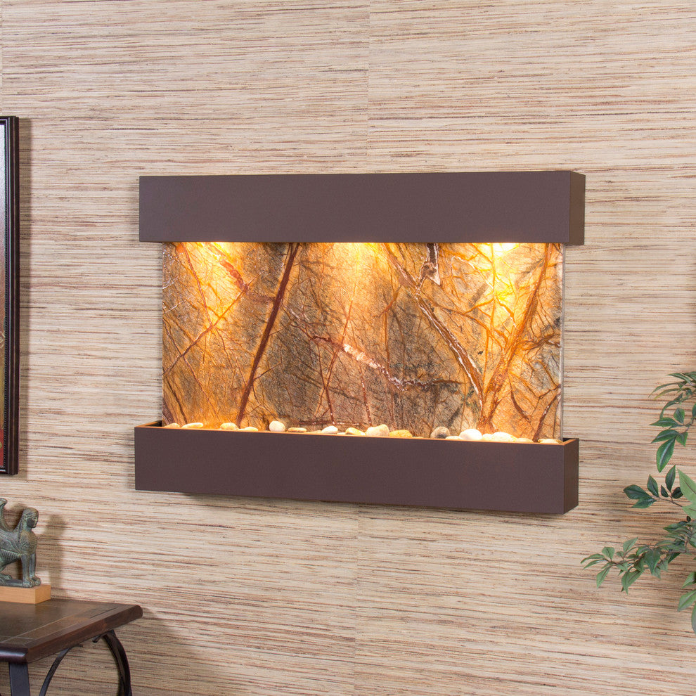 Reflection Creek Water Feature by Adagio, Brown Marble, Woodland Brown