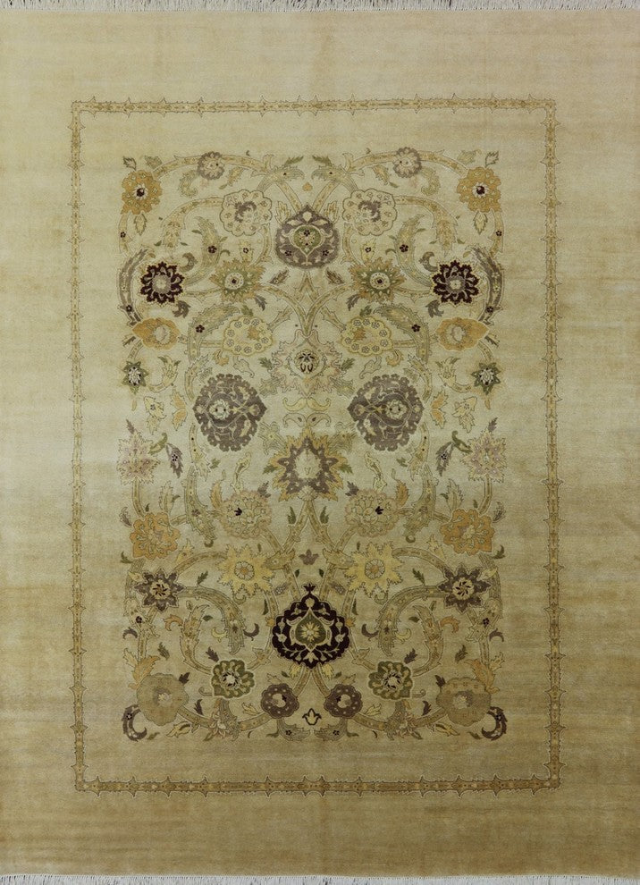 Hand Knotted Peshawar Oriental Rug 9'x12', P2506
