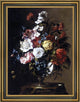 Juan De Arellano Vase of Flower Framed Premium Canvas Print, 18"x24"