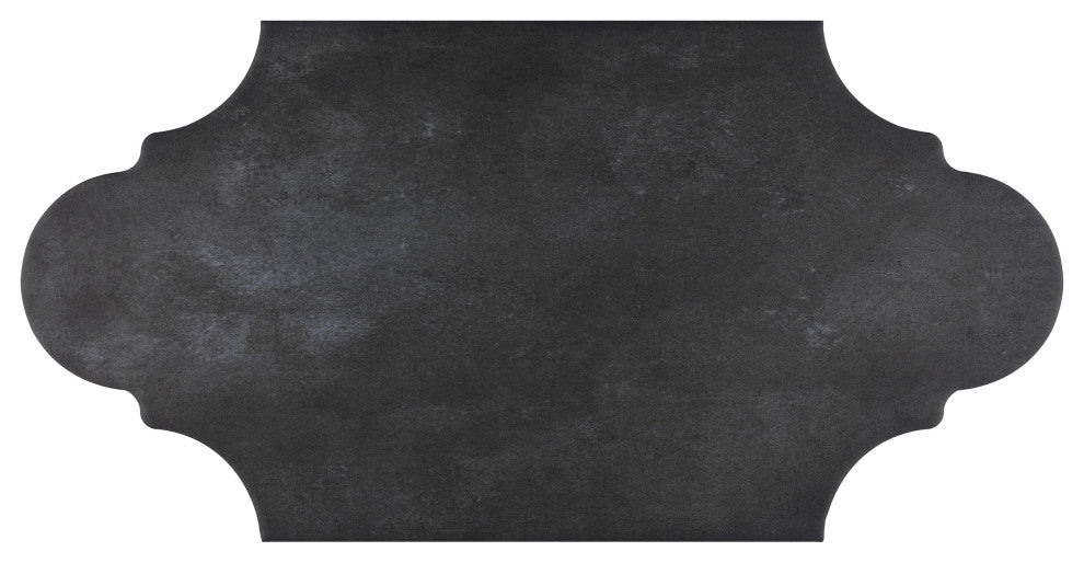 Alhama Provenzal Porcelain Floor and Wall Tile, Black