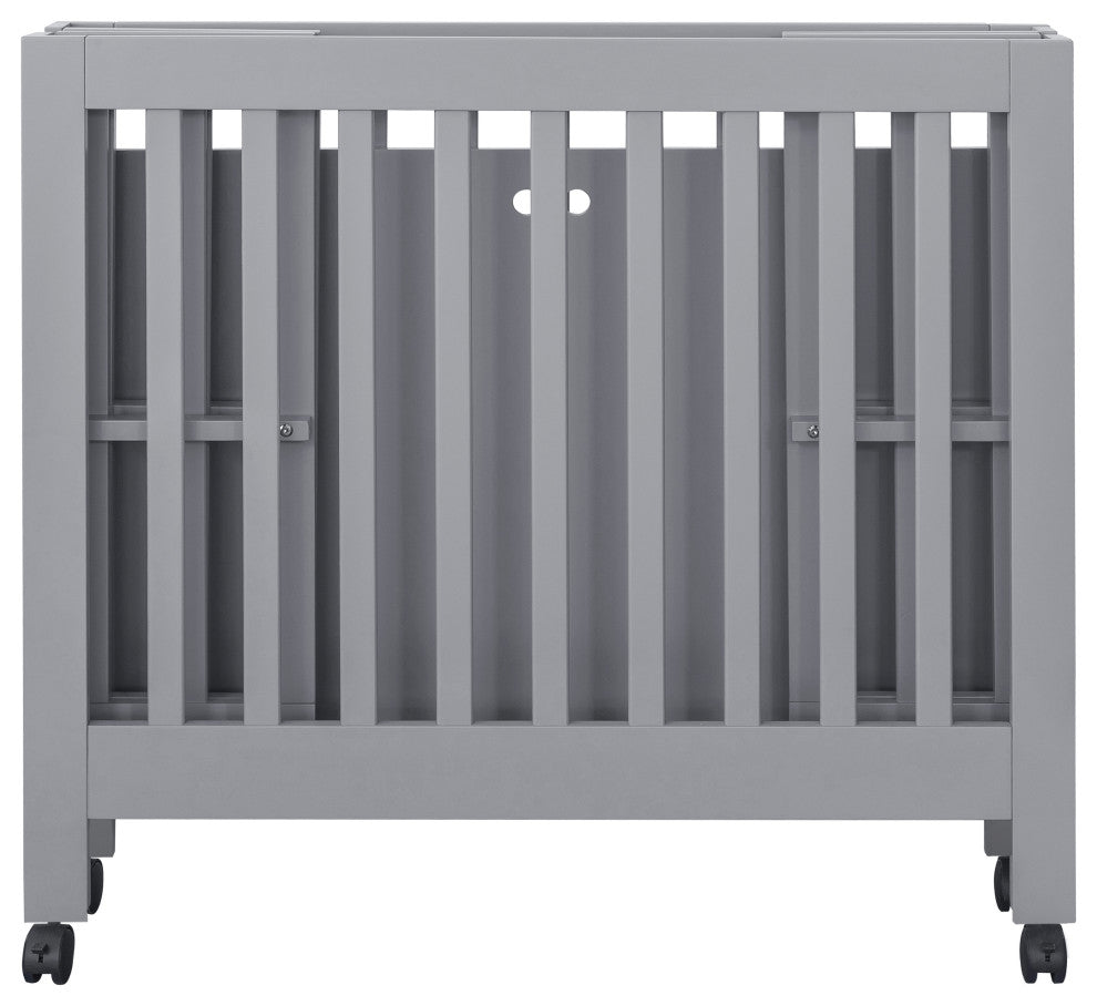 Origami Mini Crib, Gray