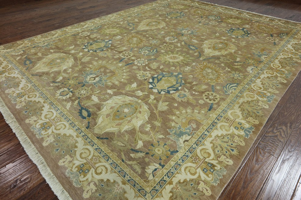 Floral Oushak Style Chobi Quality Area Rug 9'x12', W2292