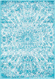 Unique Loom Turquoise Grace Sofia 2' 2 x 3' 0 Area Rug