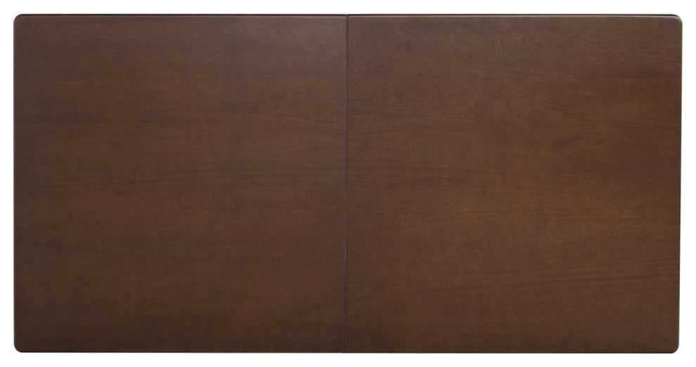 Safavieh Couture Rhylee Extendable Dining Table, Walnut