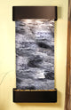 Cascade Springs Water Fountain, Black Spider Marble, Blackened Copper, Round