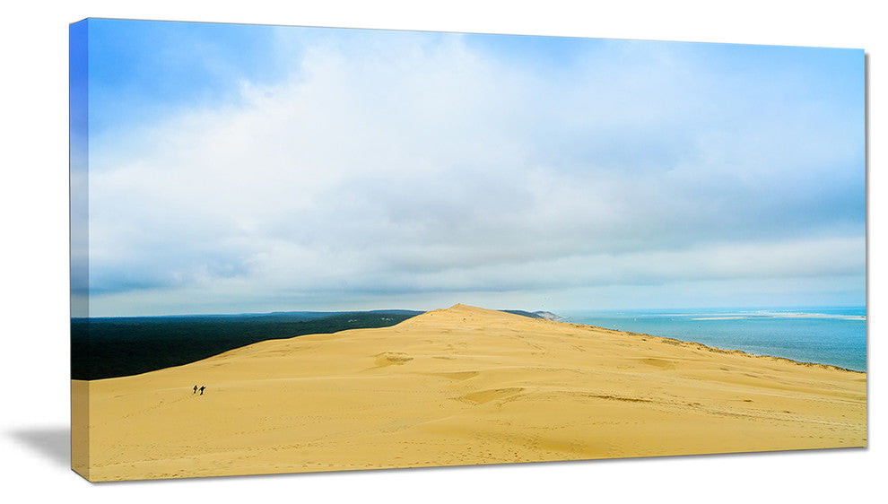 "Cala Violina Bay Beach Tuscany" Landscape Wall Art Print, 1 Panel, 60"x28"