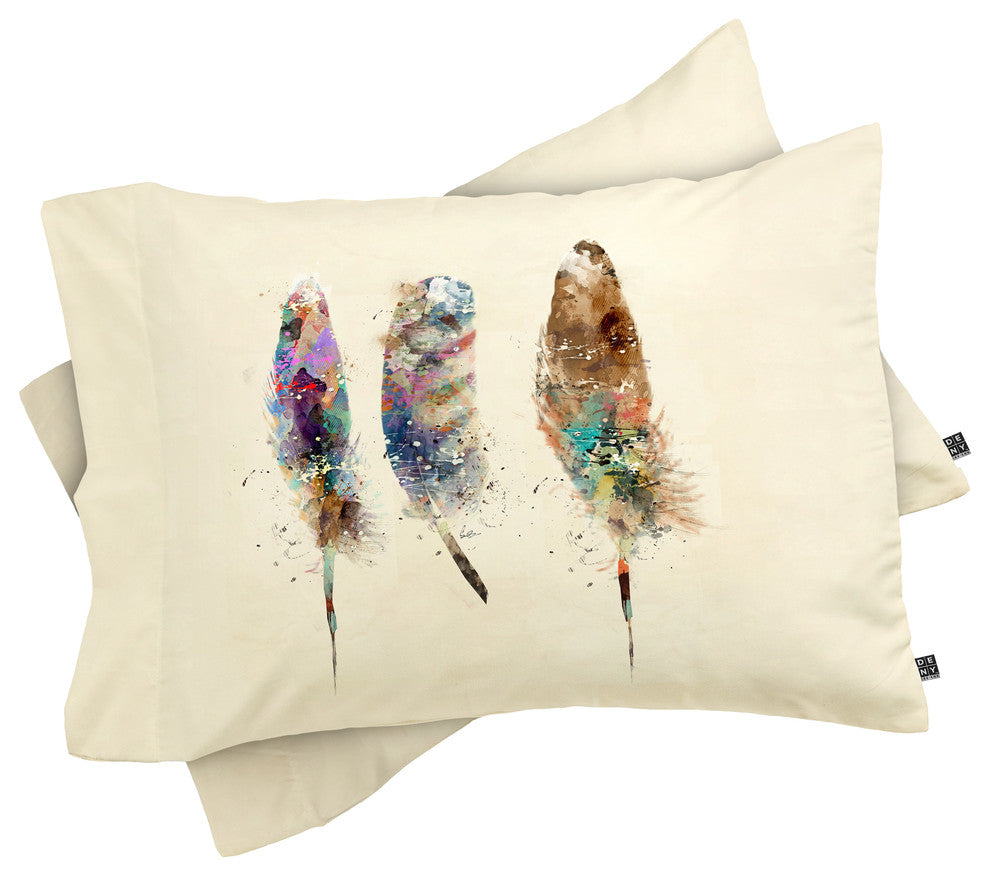Deny Designs Brian Buckley free feathers Pillowcase
