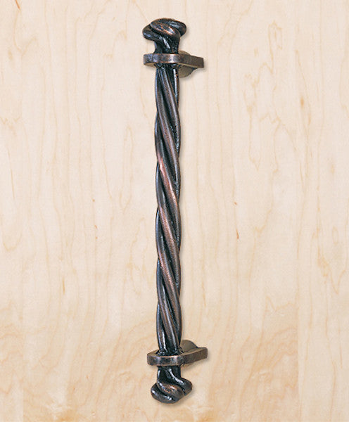 Twist 23.25" Entryway Door Pull, Copper