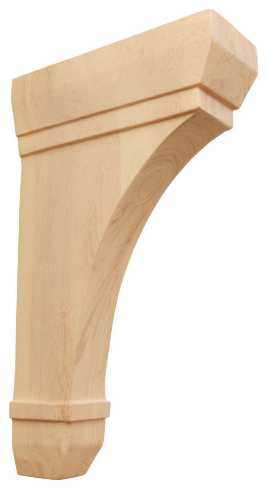 2 1/4"W x 6"D x 10"H Stockport Bracket, Red Oak