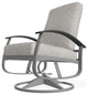 Belle Isle Cushion Outdoor Swivel Rocker, Hither Pewter/Graphite
