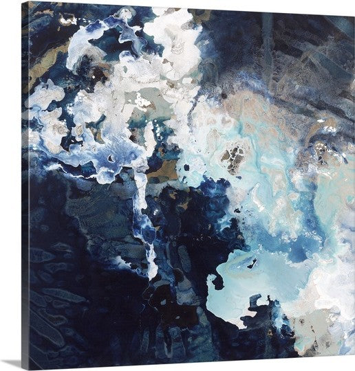 "Deep Blue Pool" Canvas Art, 16"x16"x1.25"