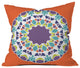 Karen Harris Mod Medallion Mulberry Outdoor Throw Pillow