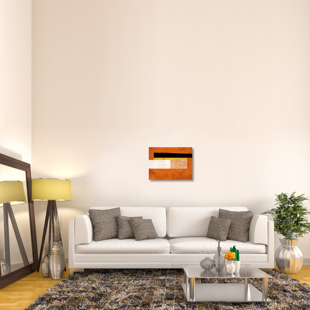 "Orange Paper 4" Fine Art Print