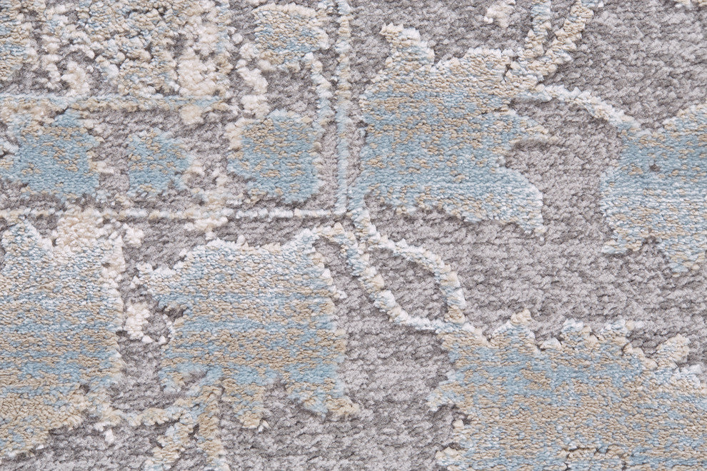 Weave & Wander Alexander Rug, Light Blue, 10'x13'2"