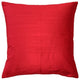 Pillow Decor Sankara Silk Throw Pillows 18"x18", Red