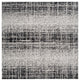 Safavieh Adirondack Collection, ADR116 Rug, Silver/Black, 4' Square