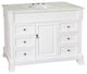 50 In Single Sink Vanity-Wood-White