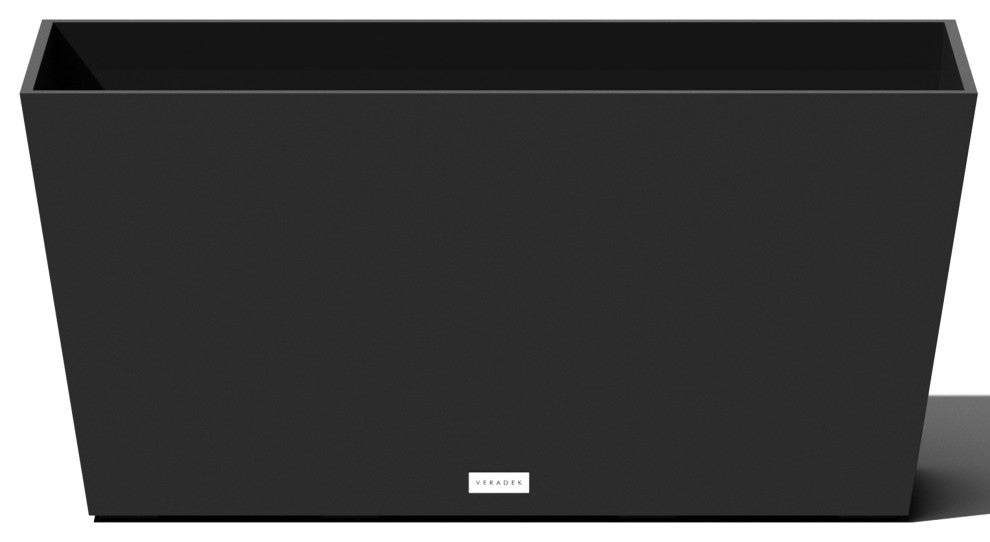 Midori Trough Planter, Black, 31 Inch, 1 Pack