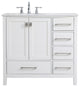 Elegant VF18836WH 36"Single Bathroom Vanity, White
