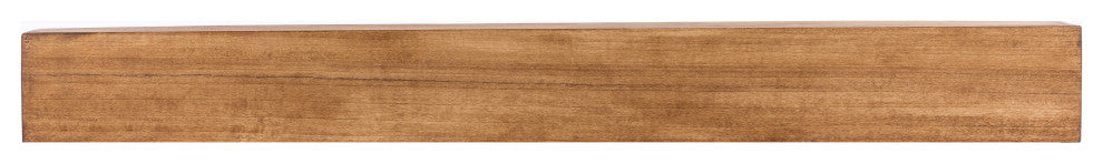 Modern Farmhouse Fireplace Mantels, Aged Oak, 72" L X 5.5" H X 6.25" D