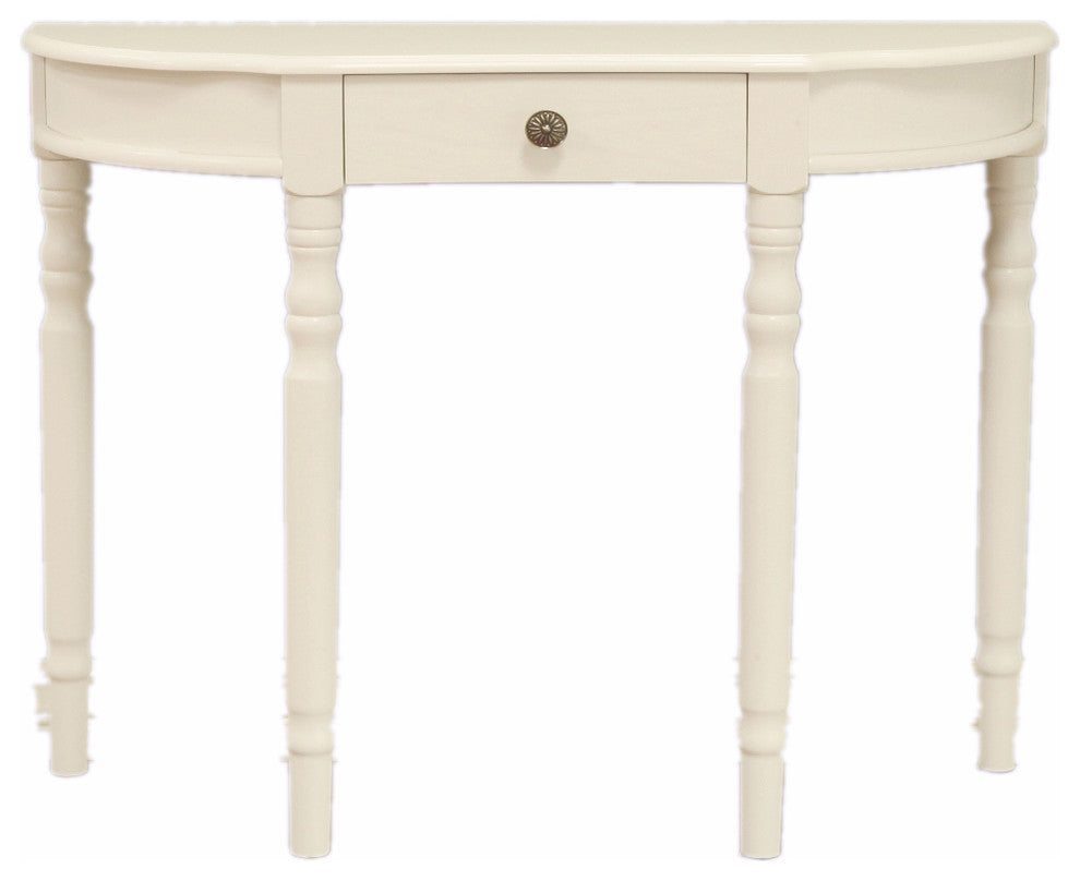 Entry Way Console Table, White