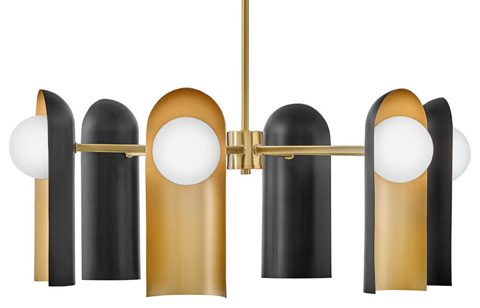 Lark Zuri Medium Single Tier, Lacquered Brass