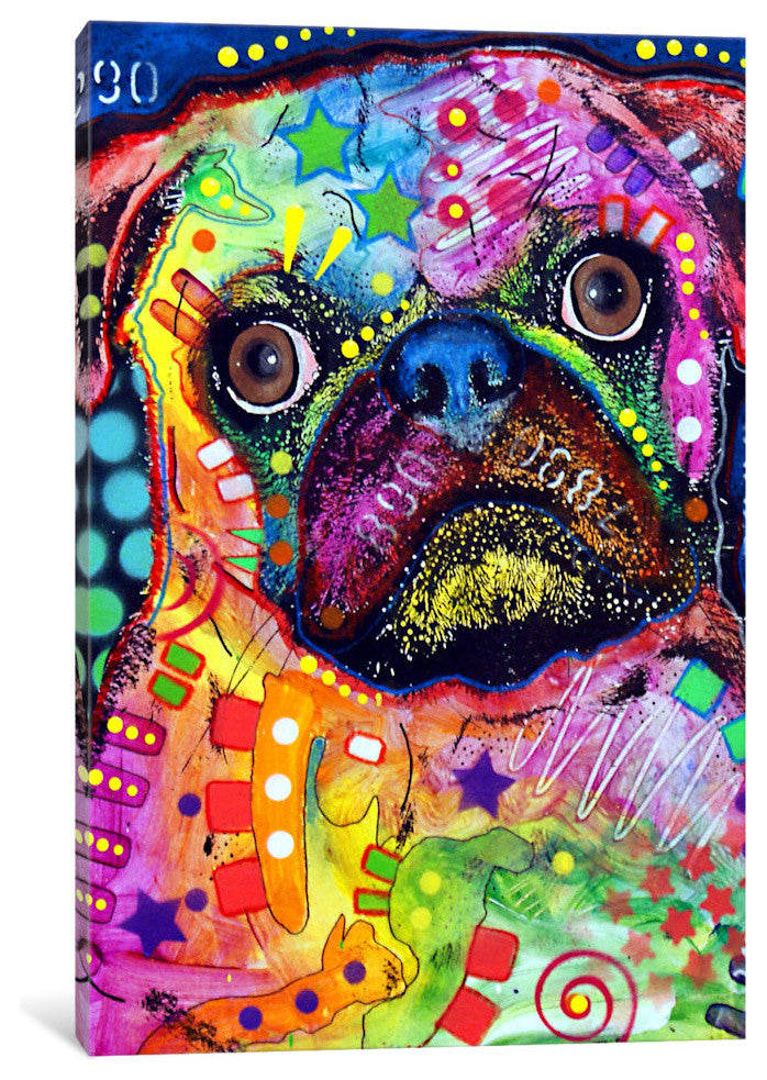 "Pug 92309 Gallery" by Dean Russo, 18x12x1.5"