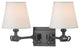 Hillsdale 2-Light Wall Sconce, Old Bronze