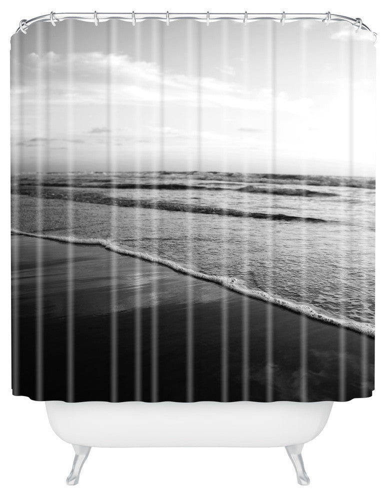 Deny Designs Bree Madden Ombre Black Shower Curtain