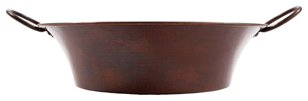 Copernicus 21" Vessel Bathroom Sink, Copper