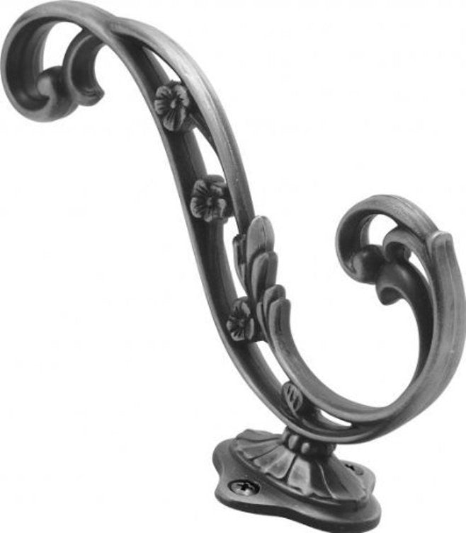 Belwith Hickory 5-3/4 " Art Nouveau Satin Pewter Antique Hook P2133-SPA Hardware