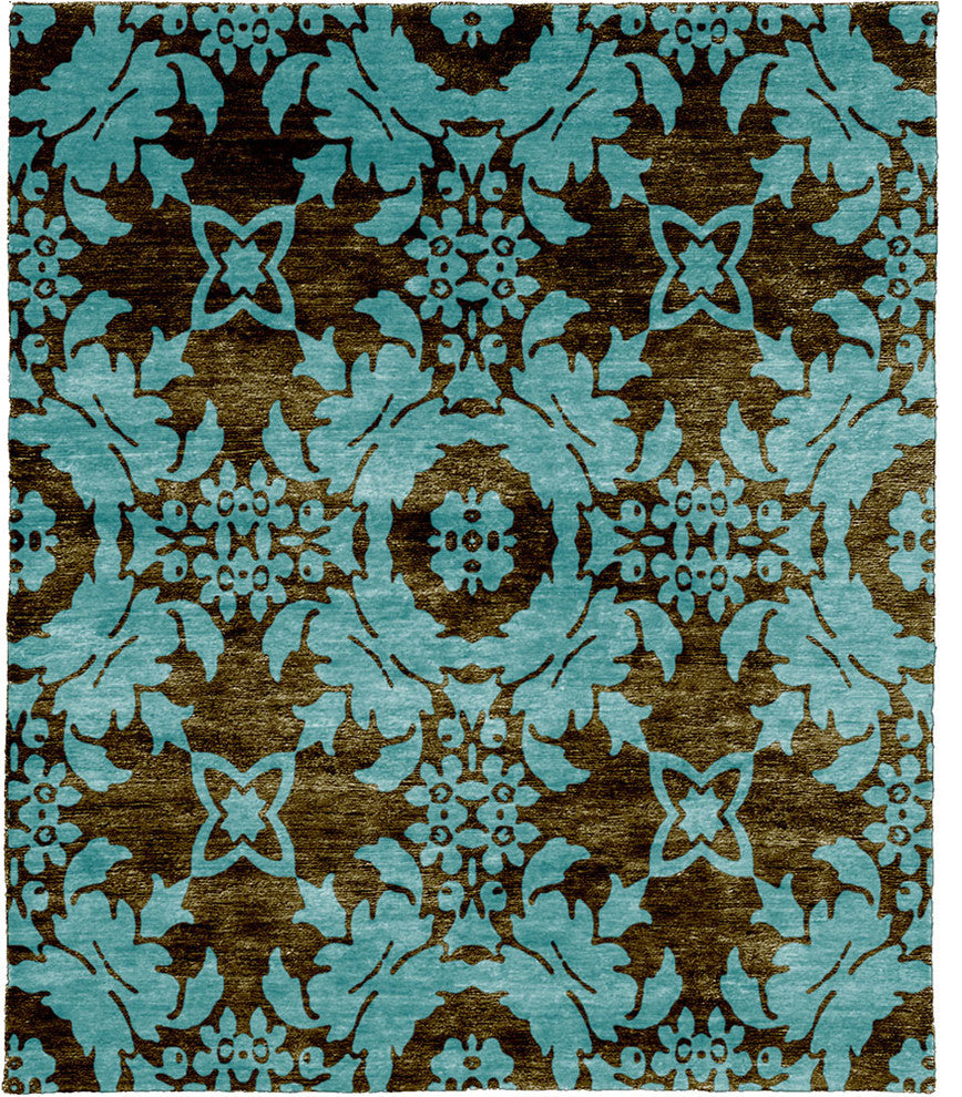 Repose B Hand Knotted Tibetan Rug, 6' Round