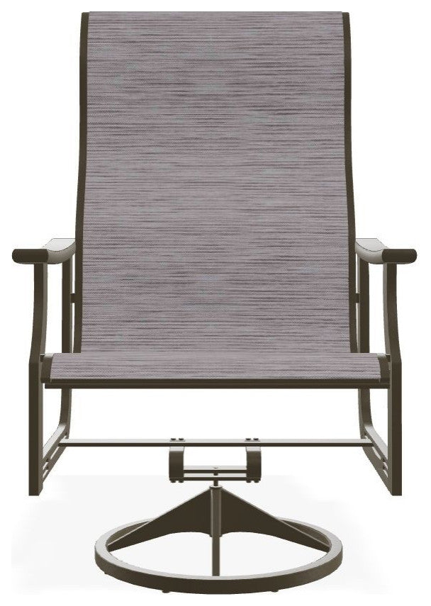 St. Catherine Sling Outdoor Supreme Swivel Rocker, Fossil/Beachwood