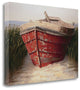 "Red Boat" By Karl Soderlund, Giclee Print on Gallery Wrap Canvas, Ready to Hang