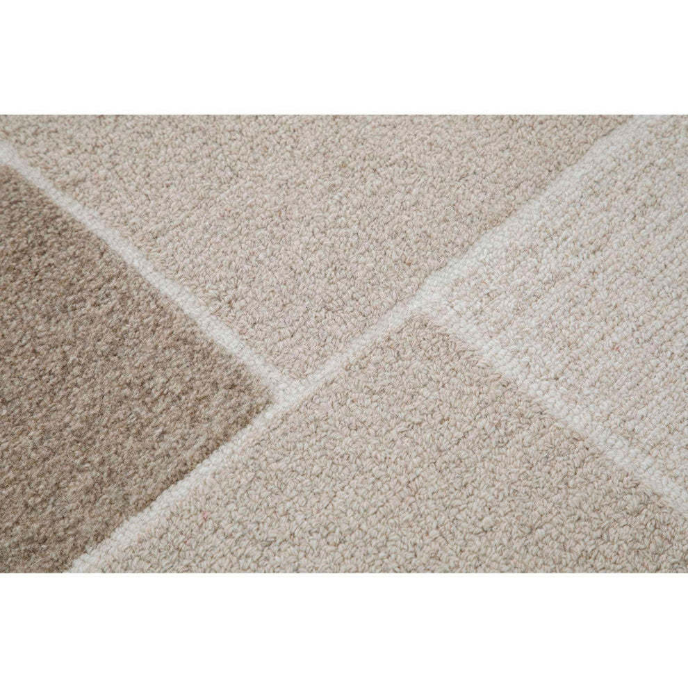 Mid-Century Madera Area Rug, Natural, 2'6"x8'