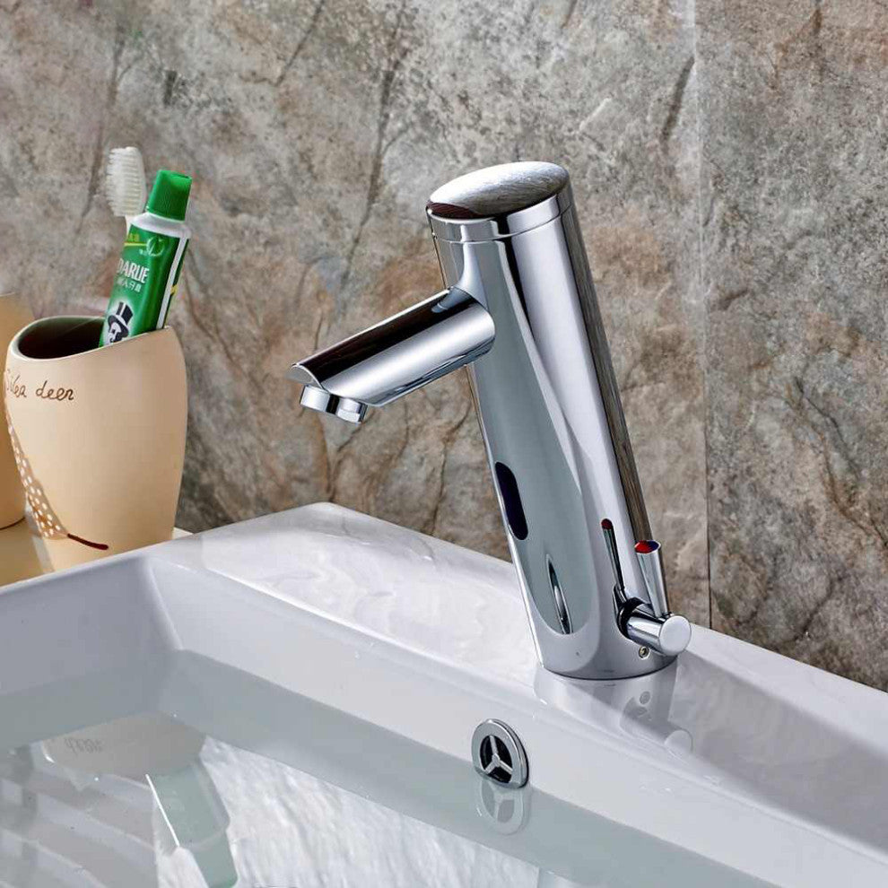 Platinum Thermostatic Sensor Tap Solid Brass Construction